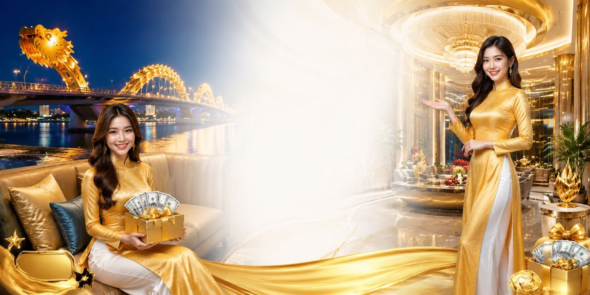 Cảnh sắc Đà Nẵng với người dùng trải nghiệm cá cược trực tuyến trong không gian áo dài truyền thống