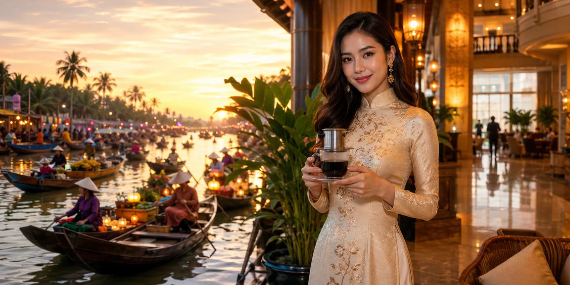 Người dùng Việt Nam đăng nhập ứng dụng cá cược bên tách cà phê sáng